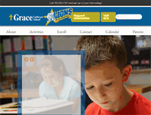 Tablet Screenshot of gracelutheranschool.org